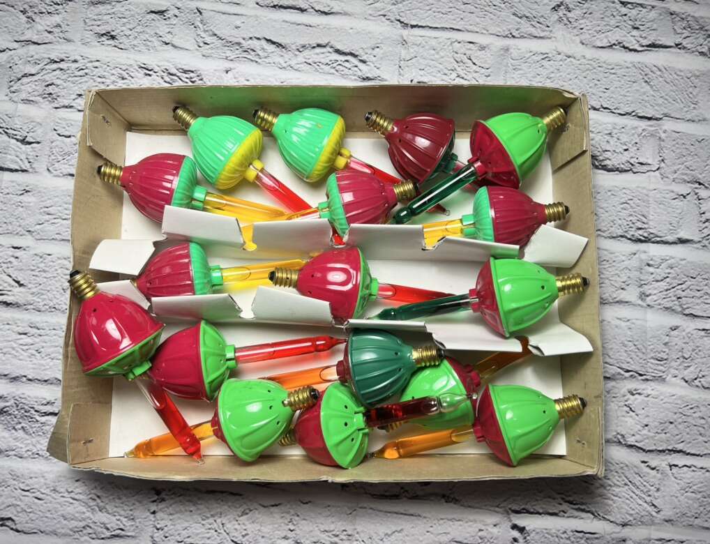 Christmas Bubble Lite Light Blues Tubes Included