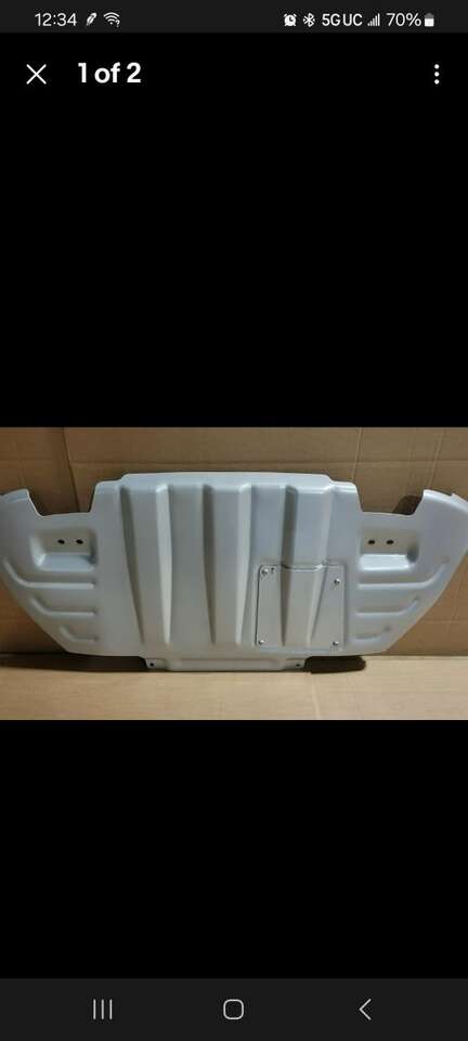 Ford F-150 Raptor skid plate.