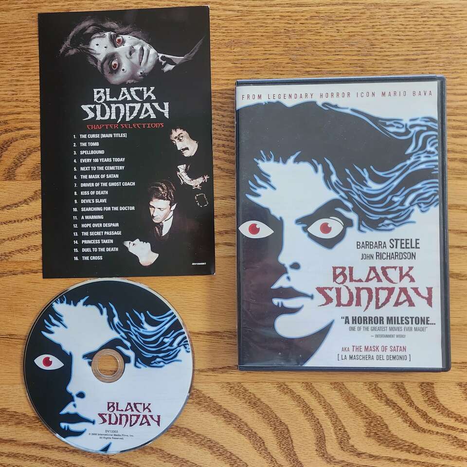 Black Sunday DVD New Horror, Bava, Barbara Steele