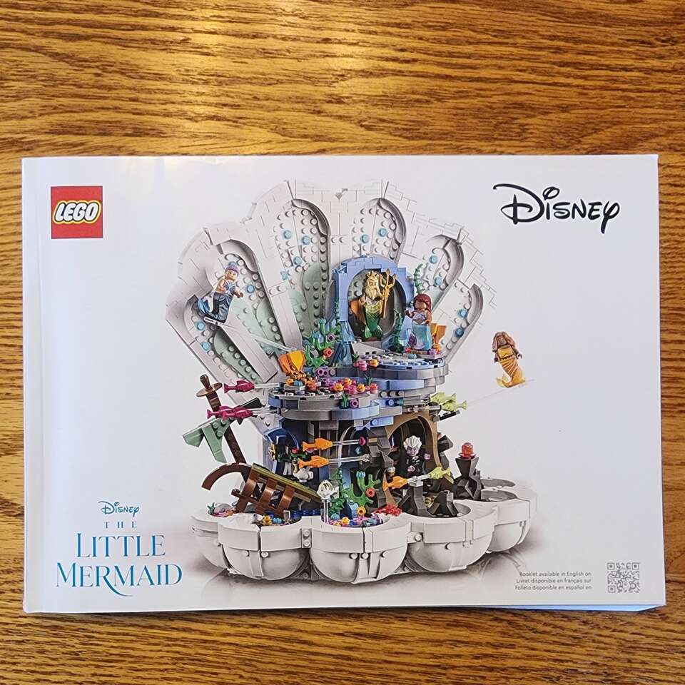 Lego Disney The Little Mermaid Shell Instruction Manual