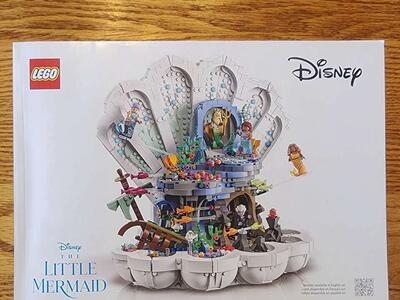 Lego Disney The Little Mermaid Shell Instruction Manual