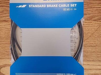 Shimano Standard Brake Cable Set Kit Black Housing MTB or Road Bike 2050 2200mm
