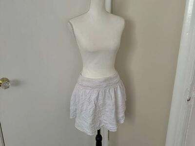 American Eagle White Medium Layered Tennis Skirt