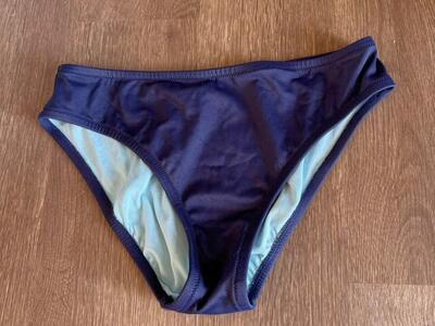 J Crew Blue Bikini Bottoms Size Medium