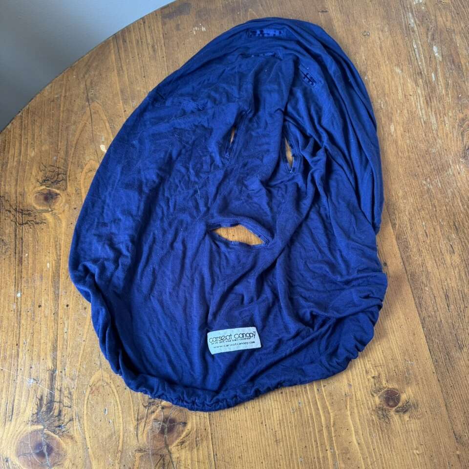 Navy Blue Carseat Canopy Cover Liner