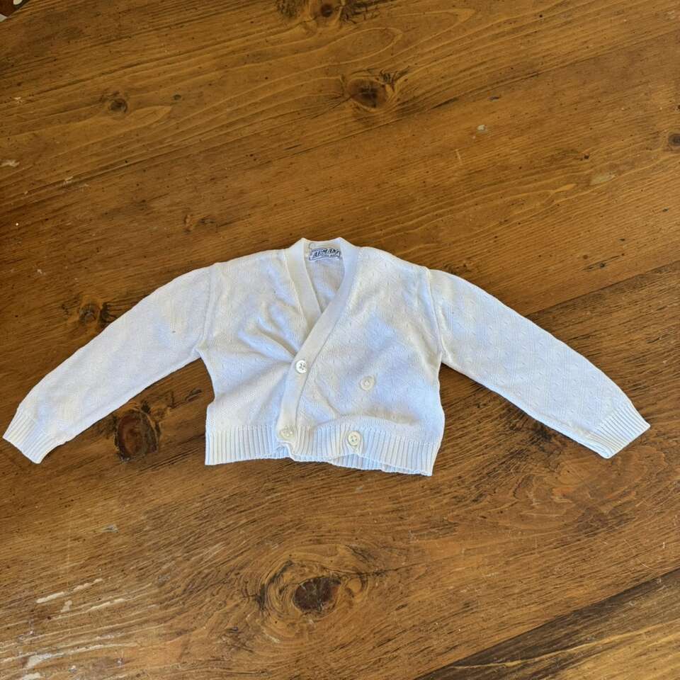 Maguficio Armani II White Children’s Cardigan 2-3