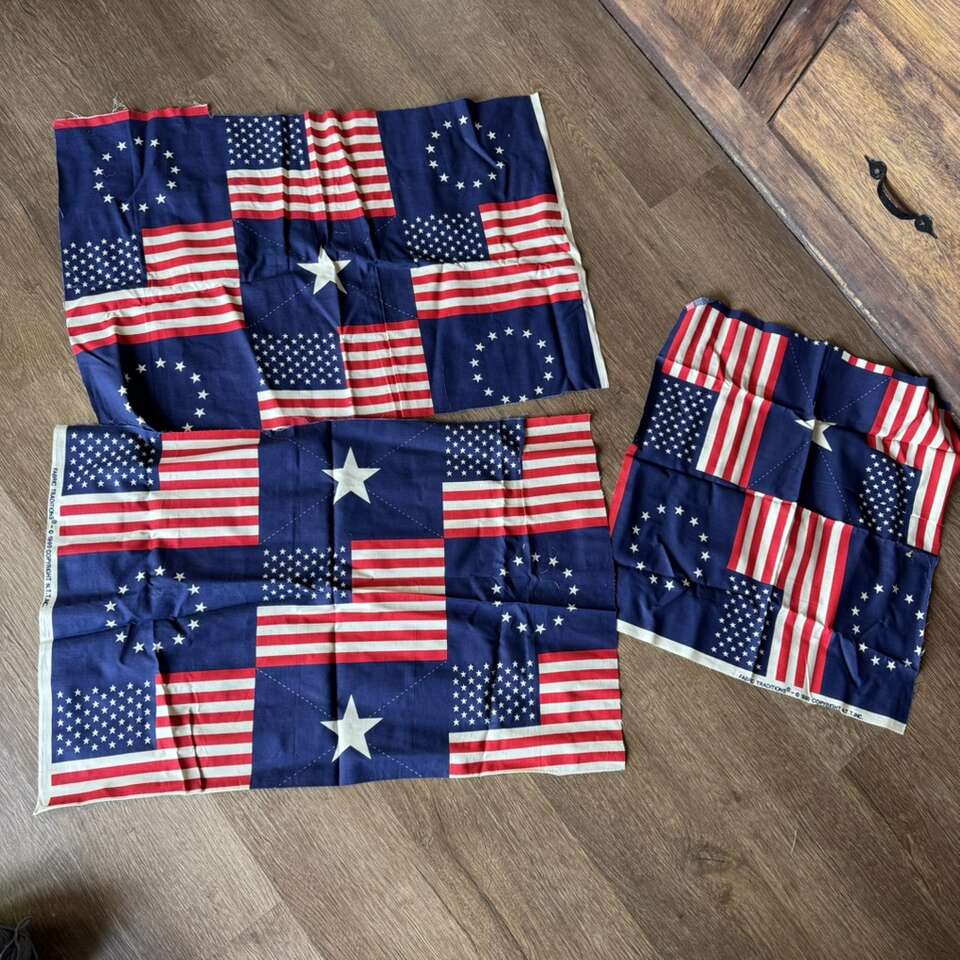American Flag Star Patriotic Fabric