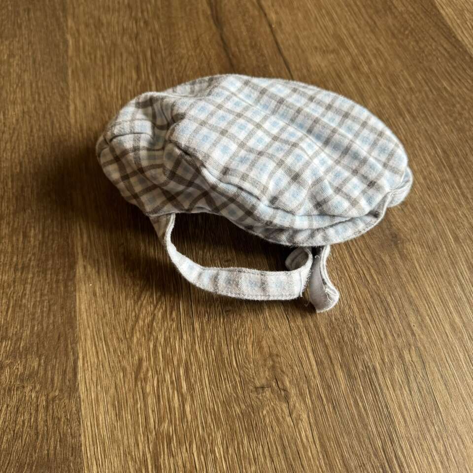 Harry & Violet Baby Boy Plaid Newsboy Paper Hat