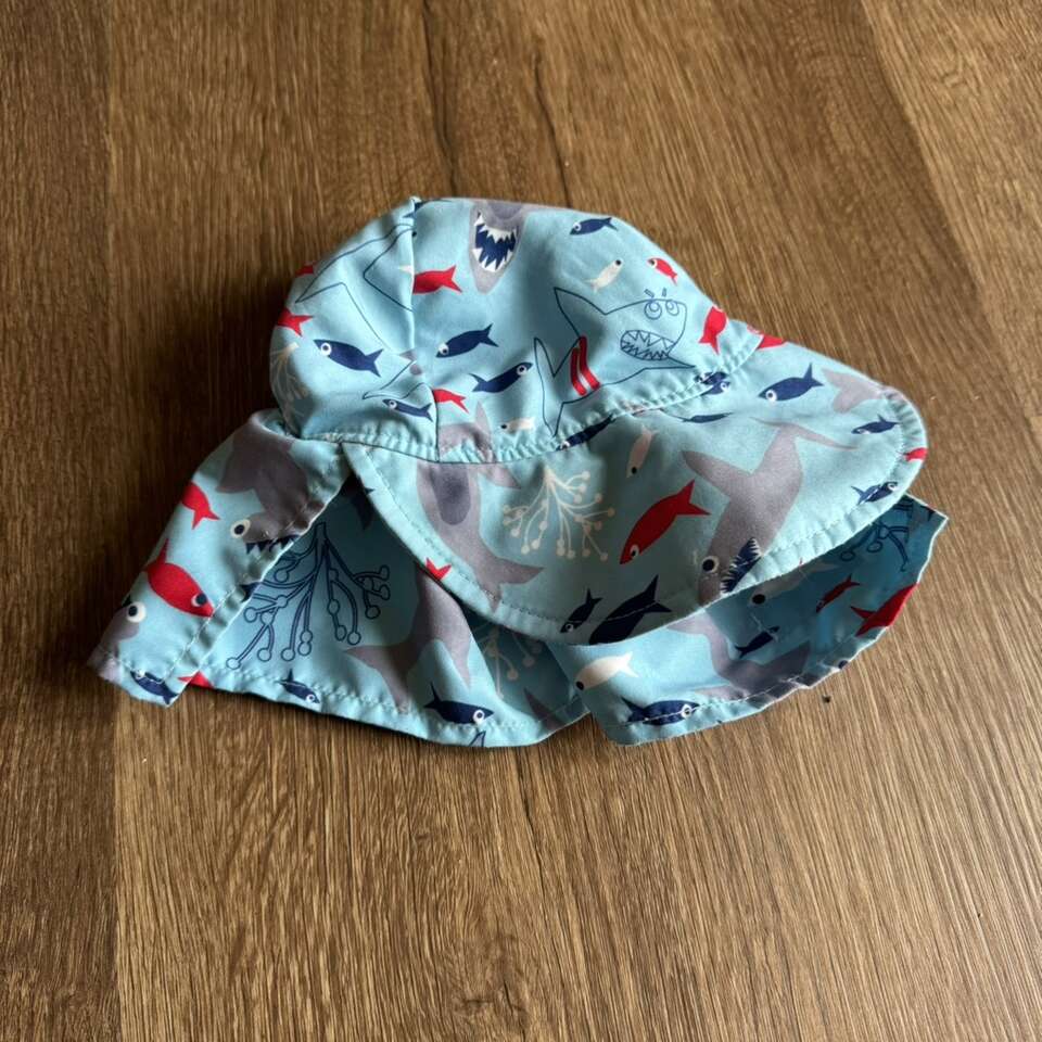 UPF 50+ Original Flap Happy Hat Shark Sun Swim