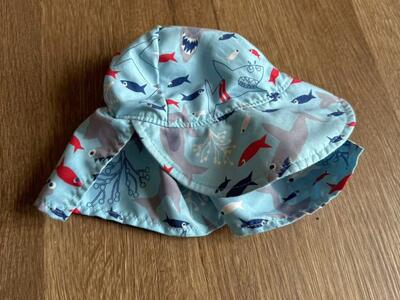 UPF 50+ Original Flap Happy Hat Shark Sun Swim