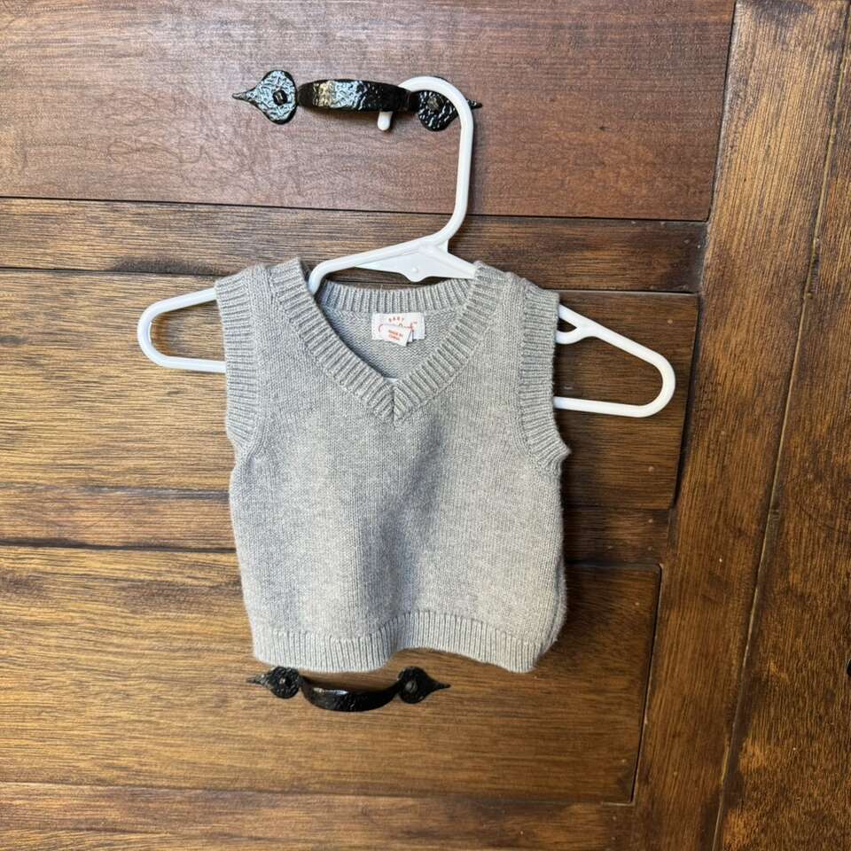 Cat & Jack Baby Boy Gray Sweater Vest