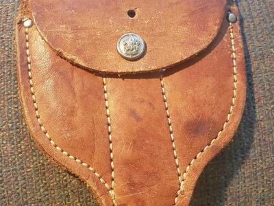 Boy Scout Leather Pouch
