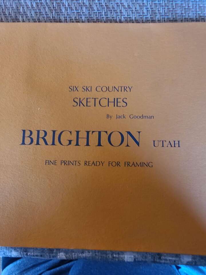 Brighton Utah Sketches by Jack Goodman