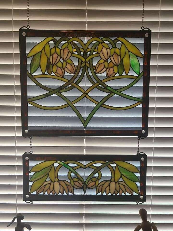 Antique Leaded Glass by Jere