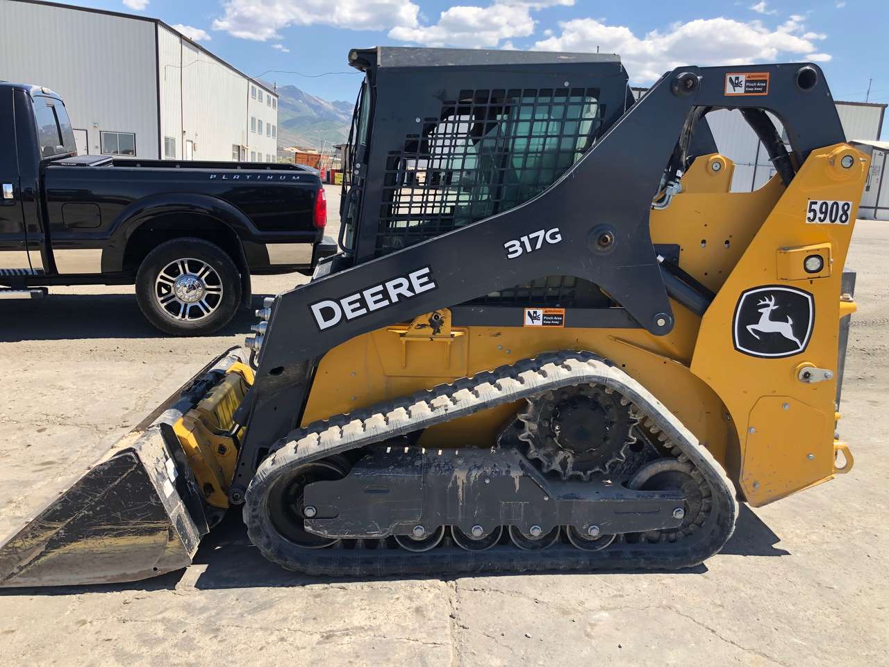 John Deere 317G track skid steer loader for rent