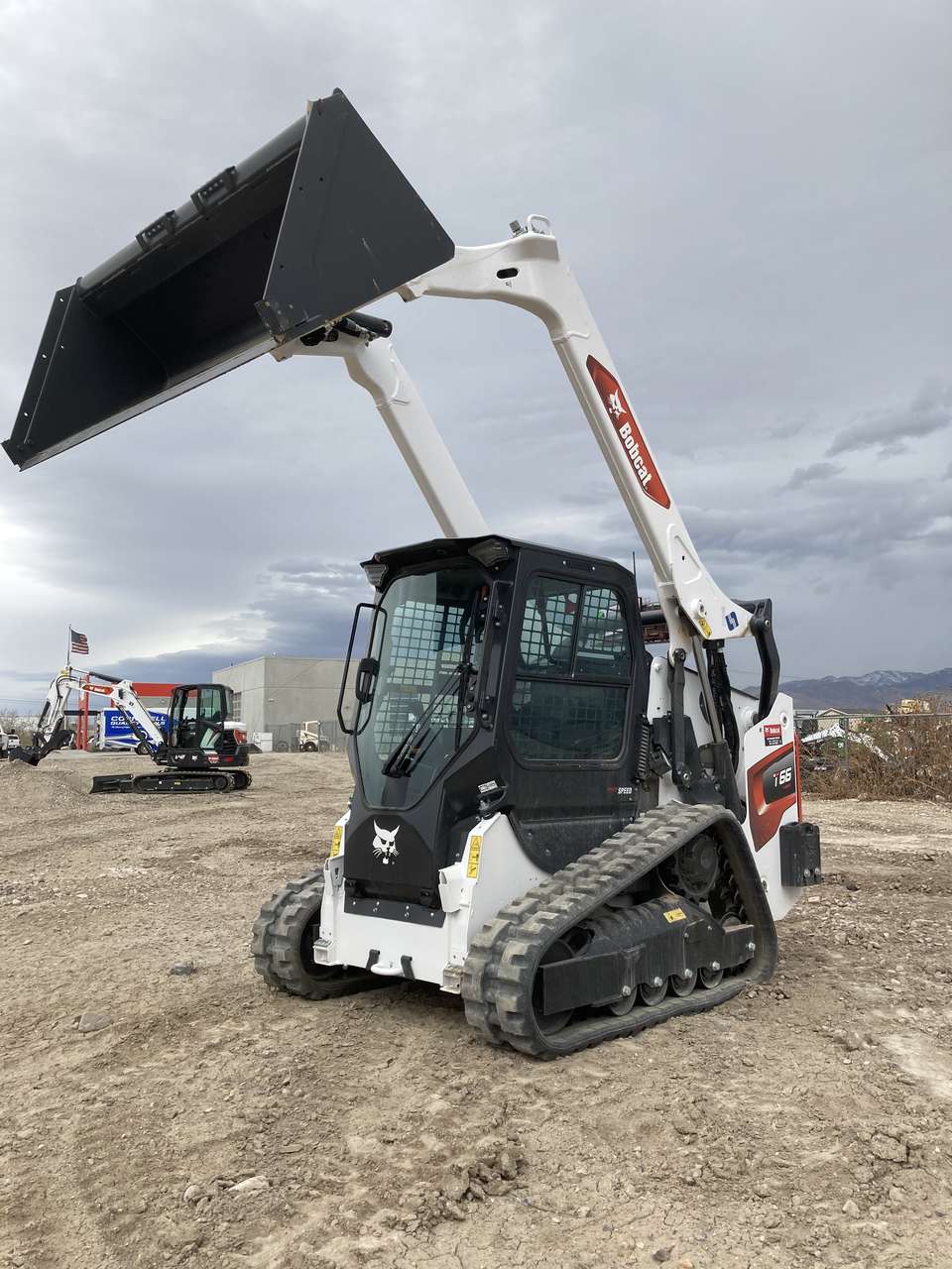 Bobcat track skid steer for rent. Nice model, low hours, hand controls
