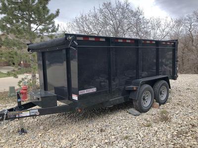 High Side Wall (4') Dump Trailer for rent - great for tree branches or construction sites