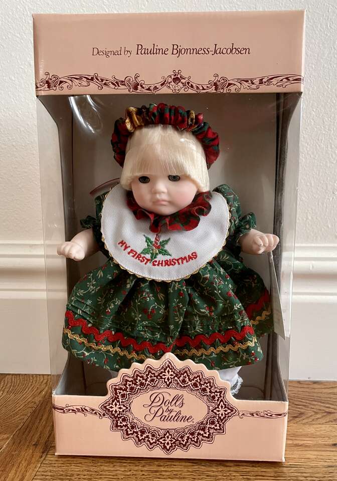 Dolls by Pauline  My First Christmas  porcelain  NEW