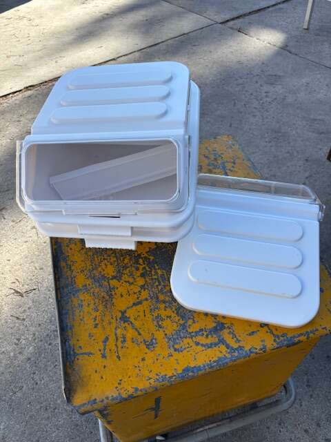 3 - Rubbermaid Shelf Ingredient Bin