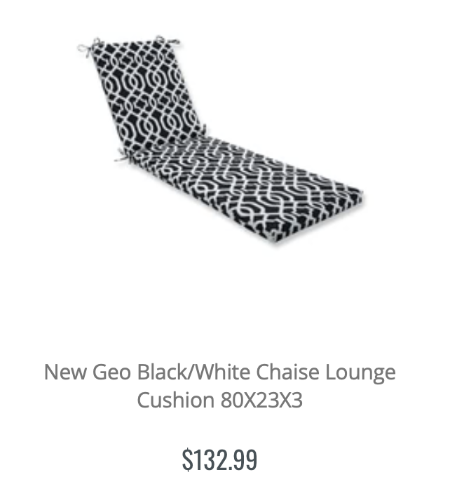 Chaise Lounge Cushions