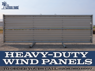Heavy-Duty Wind Panels 7Hx25L