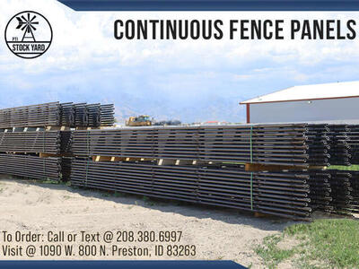 Heavy-Duty Continuous Fence Panels 4Hx20L 14ga.