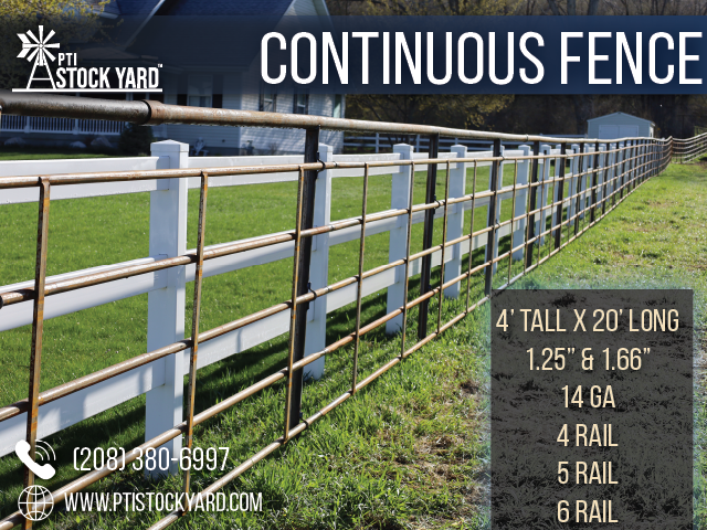 Heavy-Duty Continuous Fencing- Competitive Pricing
