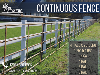 Heavy-Duty Continuous Fencing- Competitive Pricing