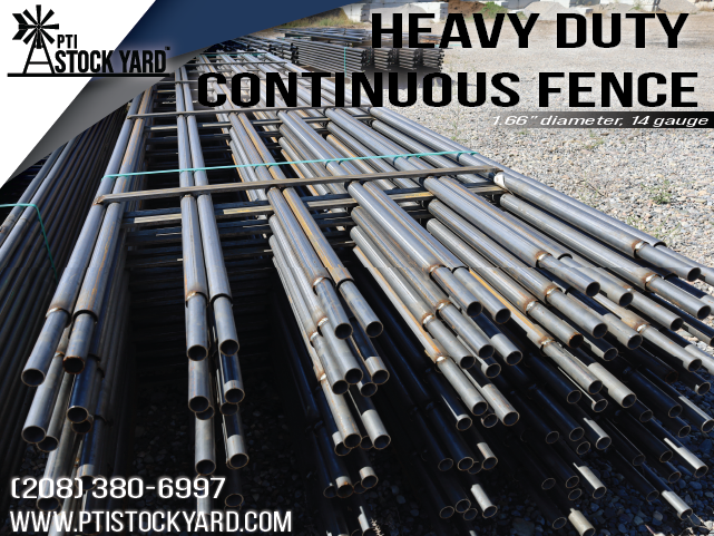Heavy-Duty Continuous Fence Panels 14 GA