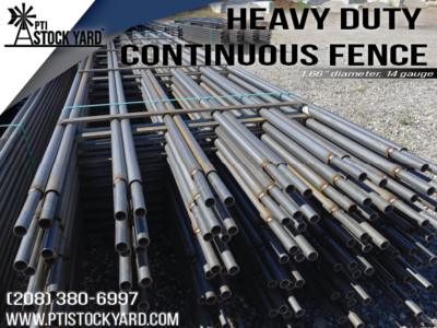 Heavy-Duty Continuous Fence Panels 14 GA