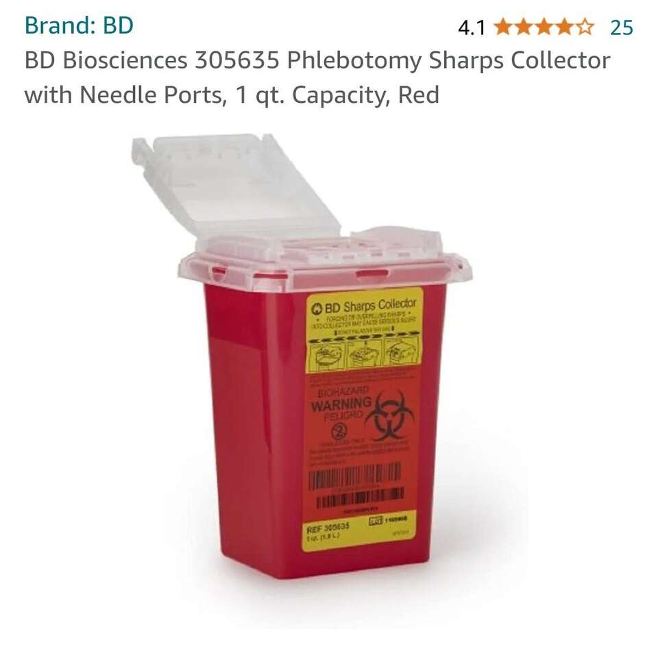 BD Sharps Container, 1 qt