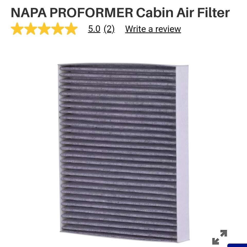 NAPA PROFORMER Cabin Air Filter