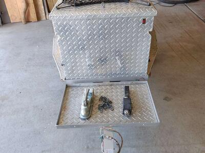 Motorcycle trailer w/ swivel and hitch