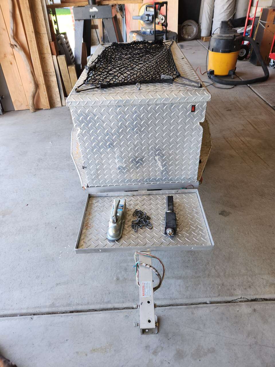 Trailer, pull behind motorcycle