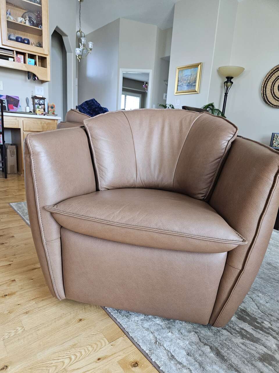 Chair, Modern Brown Rangers Leather Furniture