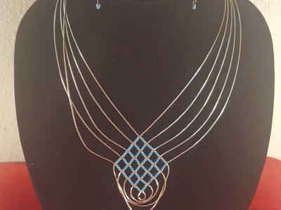 Vintage necklace and earring set