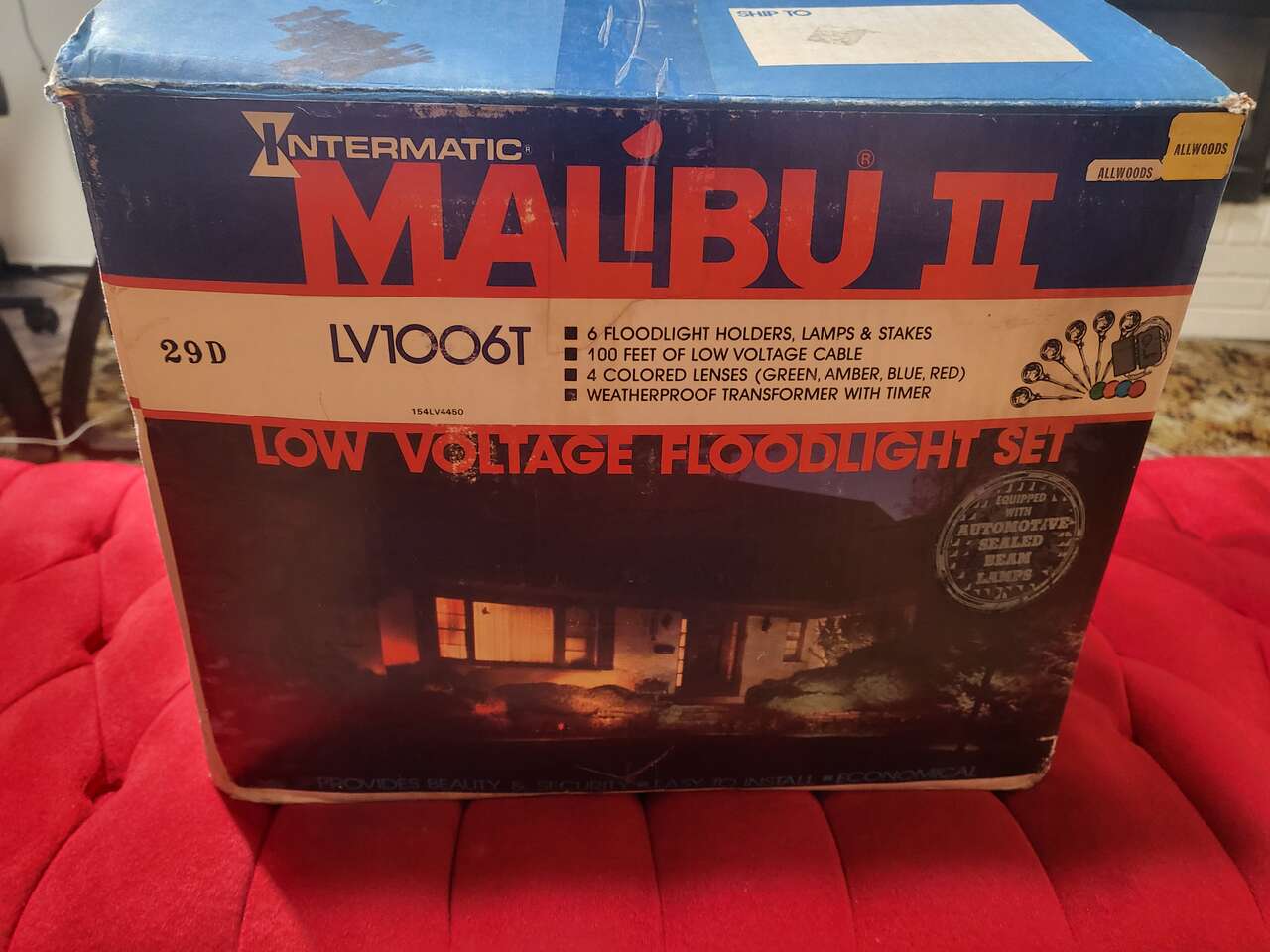 Intermatic Malibu II Low Voltage Outdoor Floodlights Set Of 6 NOS LV1006T_NEVER BEEN USED