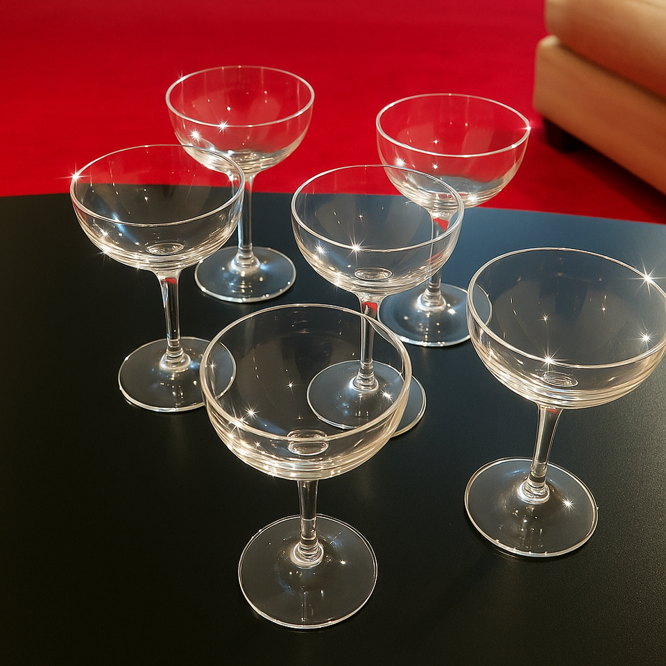 Set of 6 Cocktail Glasses