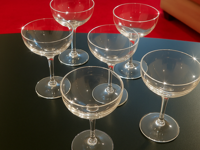 Set of 6 Cocktail Glasses