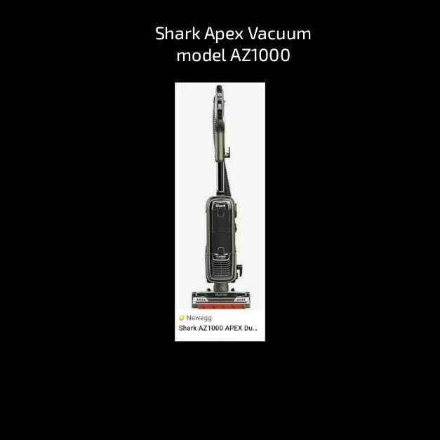 Shark Apex Vacuum Appliances