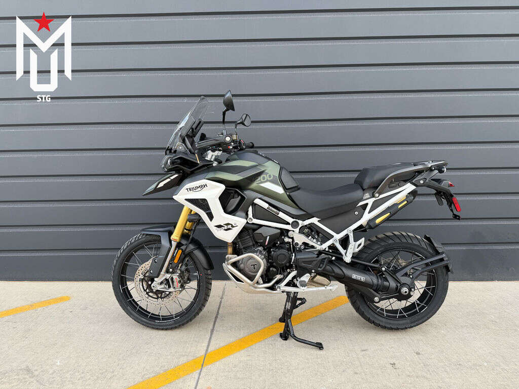 2025 Triumph Tiger 1200 Rally Pro Matt Khaki Green