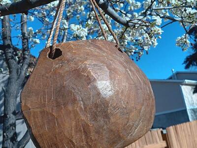 Vintage Wood Cow Bell