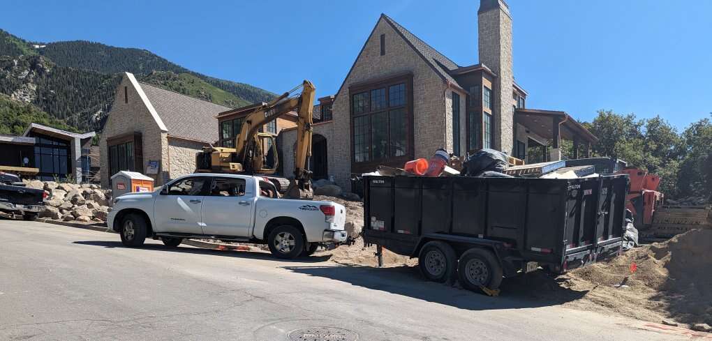 14 yd dumpster for waste removal/ gravel delivered