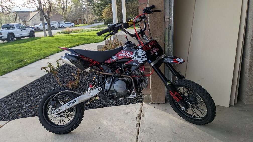 140cc full custom pitbike, Trades?