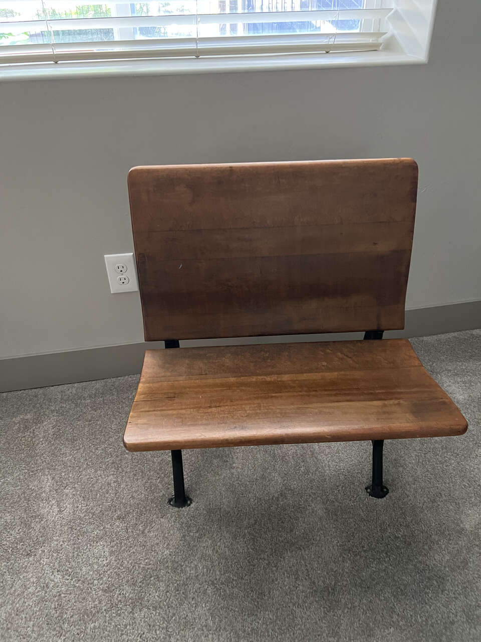 Vintage Wooden School Desk Furniture