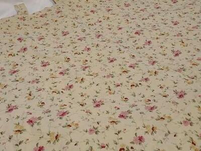 Floral Curtain Panel 150 in w x 80 in h