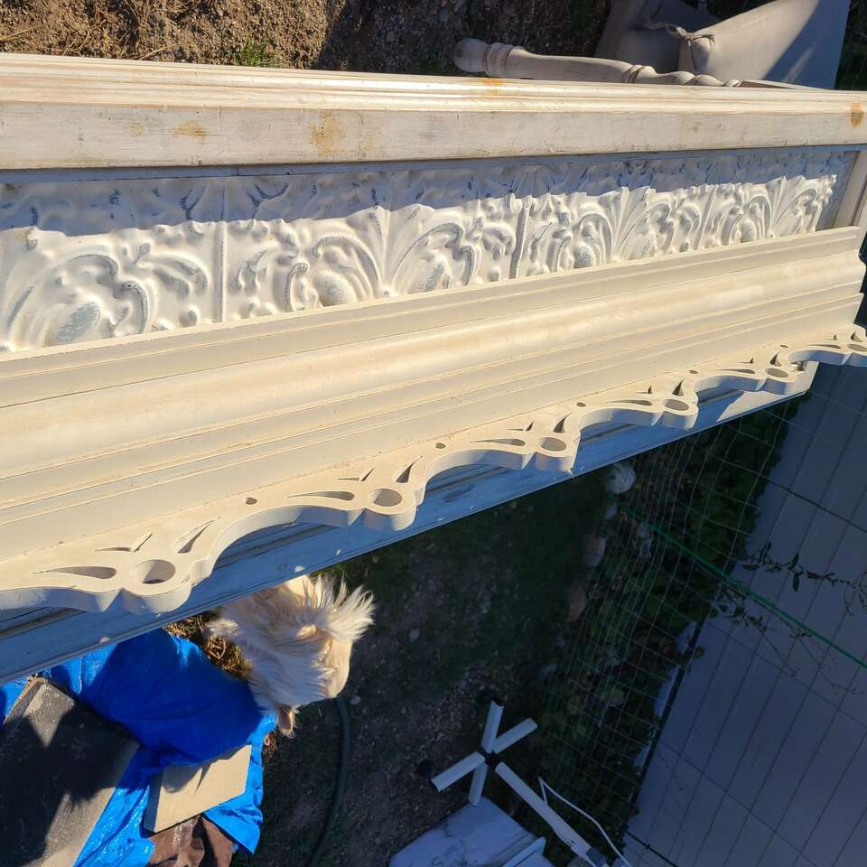 Solid Wood shelf with groove