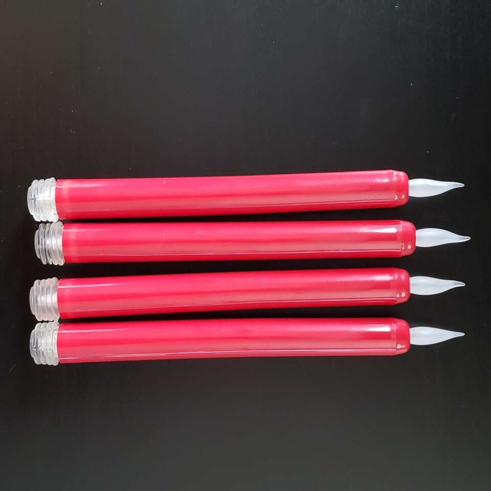 Red LED Taper Candles