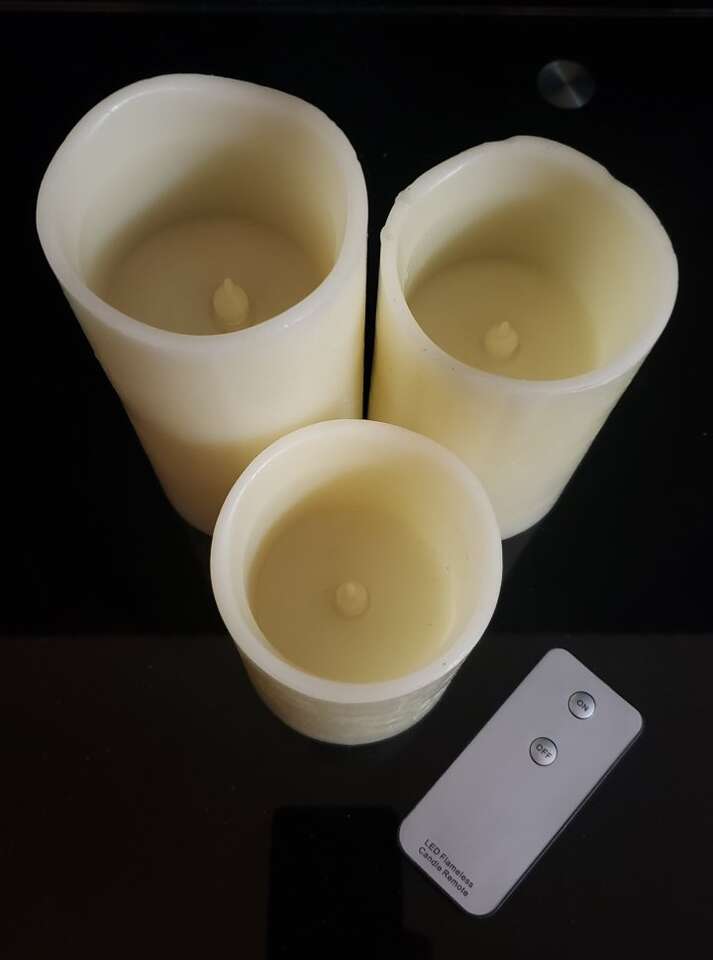 Set of 3 Flameless Candles