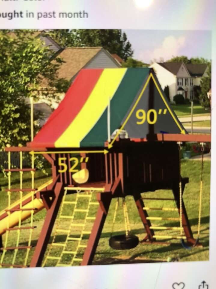 Swing Set Tarp Canopy